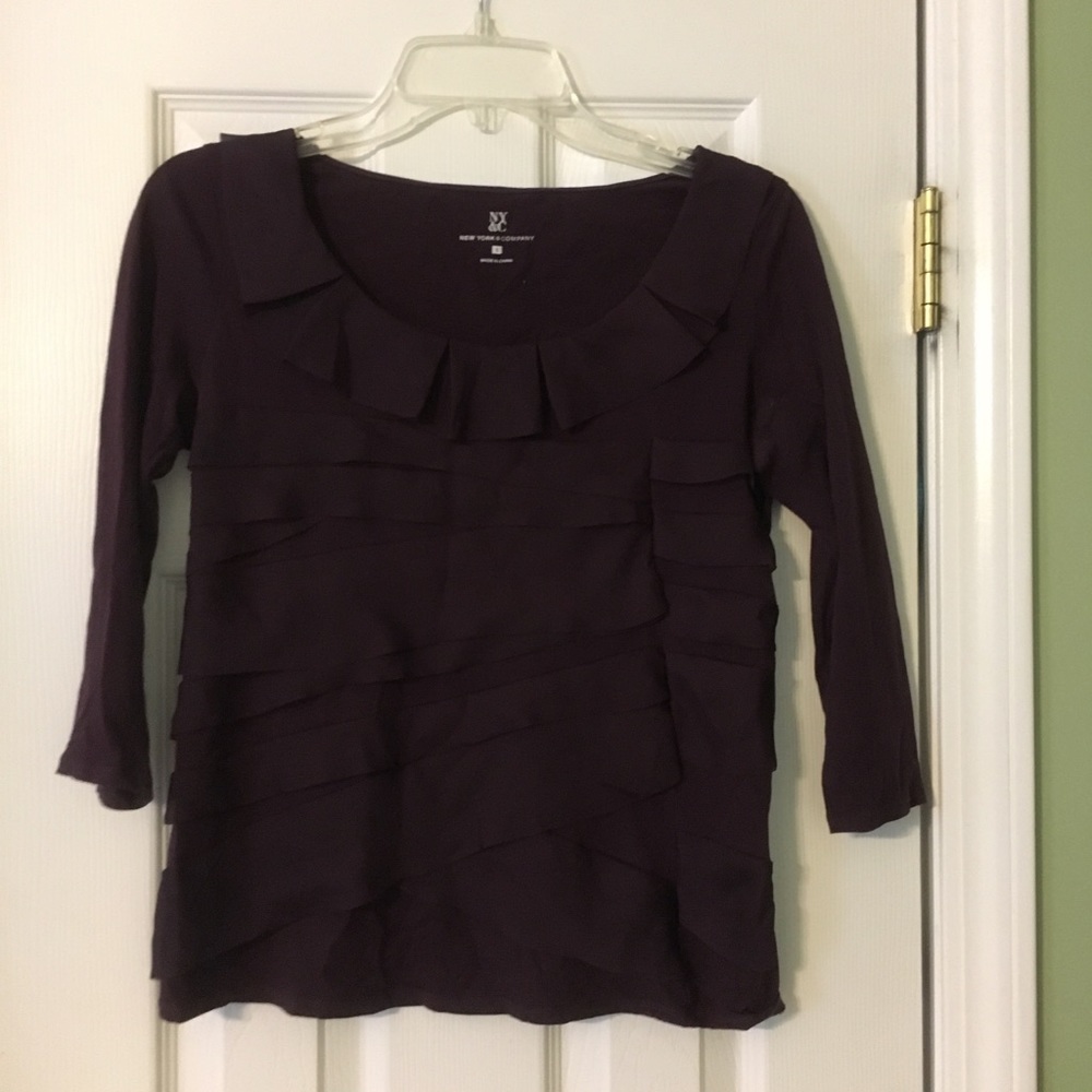 Purple small NY&Co Blouse